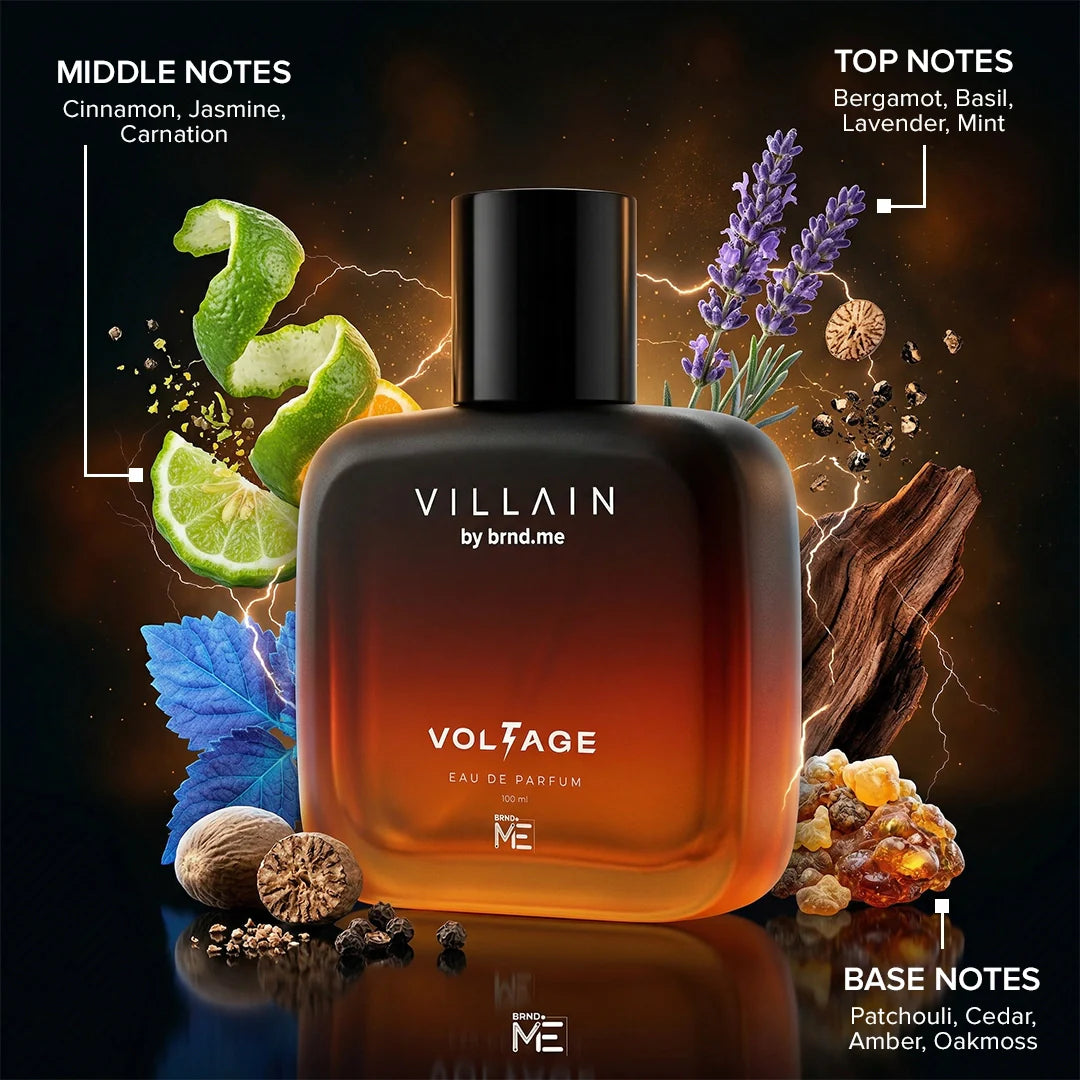 Villain Voltage Eau De Parfum for Men 100ml