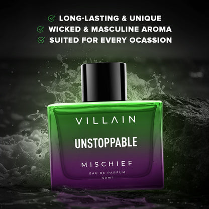 VILLAIN Desire & Unstoppable Mischief Eau de Parfum Combo Pack of 2