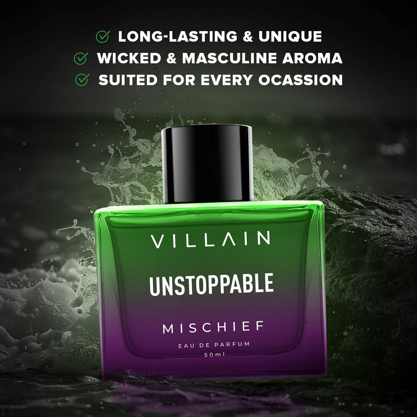 Villain Voltage & Unstoppable Mischief EDP Perfume Combo  - 2 x 50ml