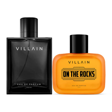 Villain Classic Black & On the Rocks EDP Combo